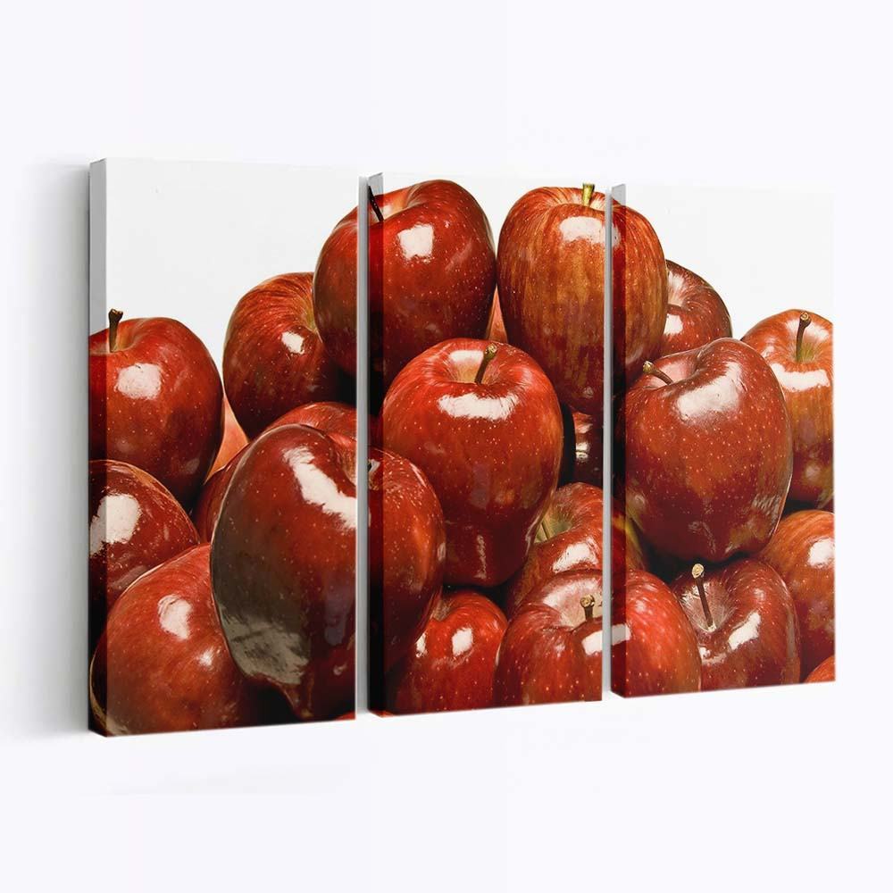 shiny red apples wallpaper